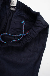 Ash Pants Navy Wool mix