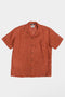 Wakame Shirt brown pink linen