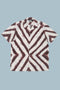 Wakame  Shirt Off-White / Brown