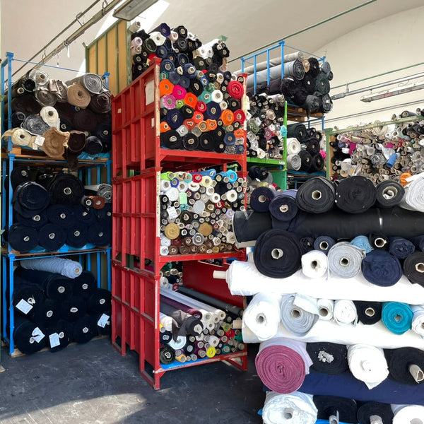 Fabric Hunting in Italy — Premium Finds — Sourcing Overstock in Italy