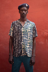 Wakame Shirt Mixed Lines