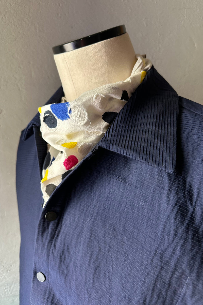 Triangle Scarf Paint Dots