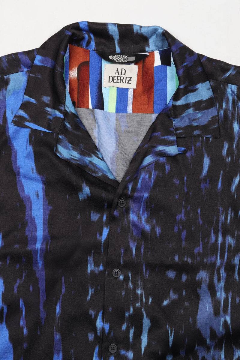 Wakame  Shirt Blue Black