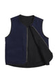 Tana Vest Navy Black Wool