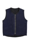 Tana Vest Navy Black Wool