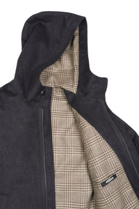 Anapo Coat Dark Grey