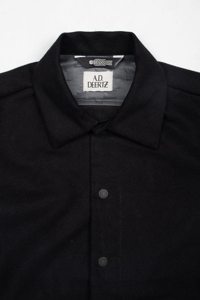 Men's Shirt-Jacket Black | A.D.Deertz Berlin