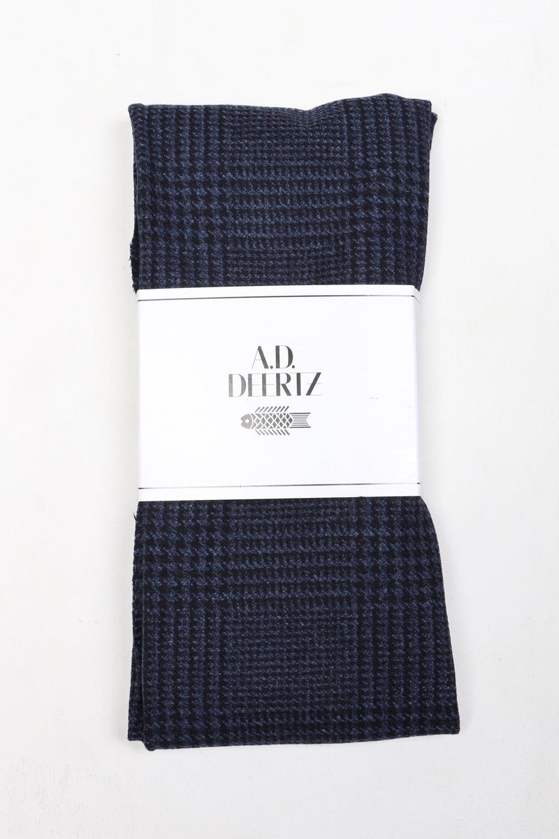 Aver Scarf Dark Navy Check