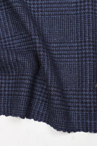 Aver Scarf Dark Navy Check