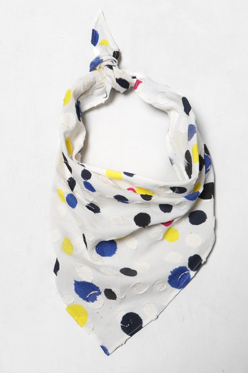 Triangle Scarf Paint Dots