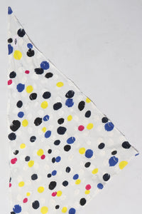 Triangle Scarf Paint Dots