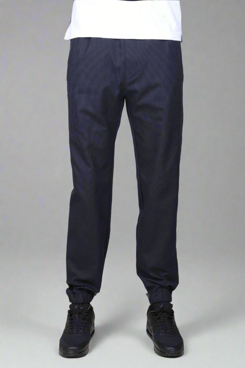 Ash Pants Navy Melange Wool