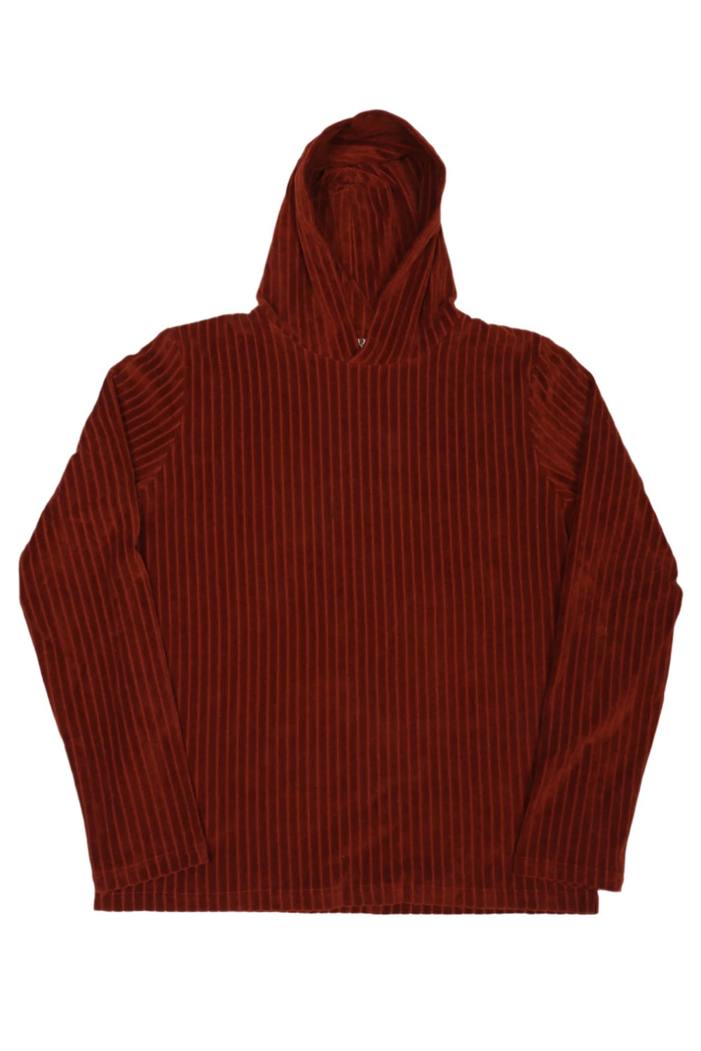 Mopane Hoody rust velour