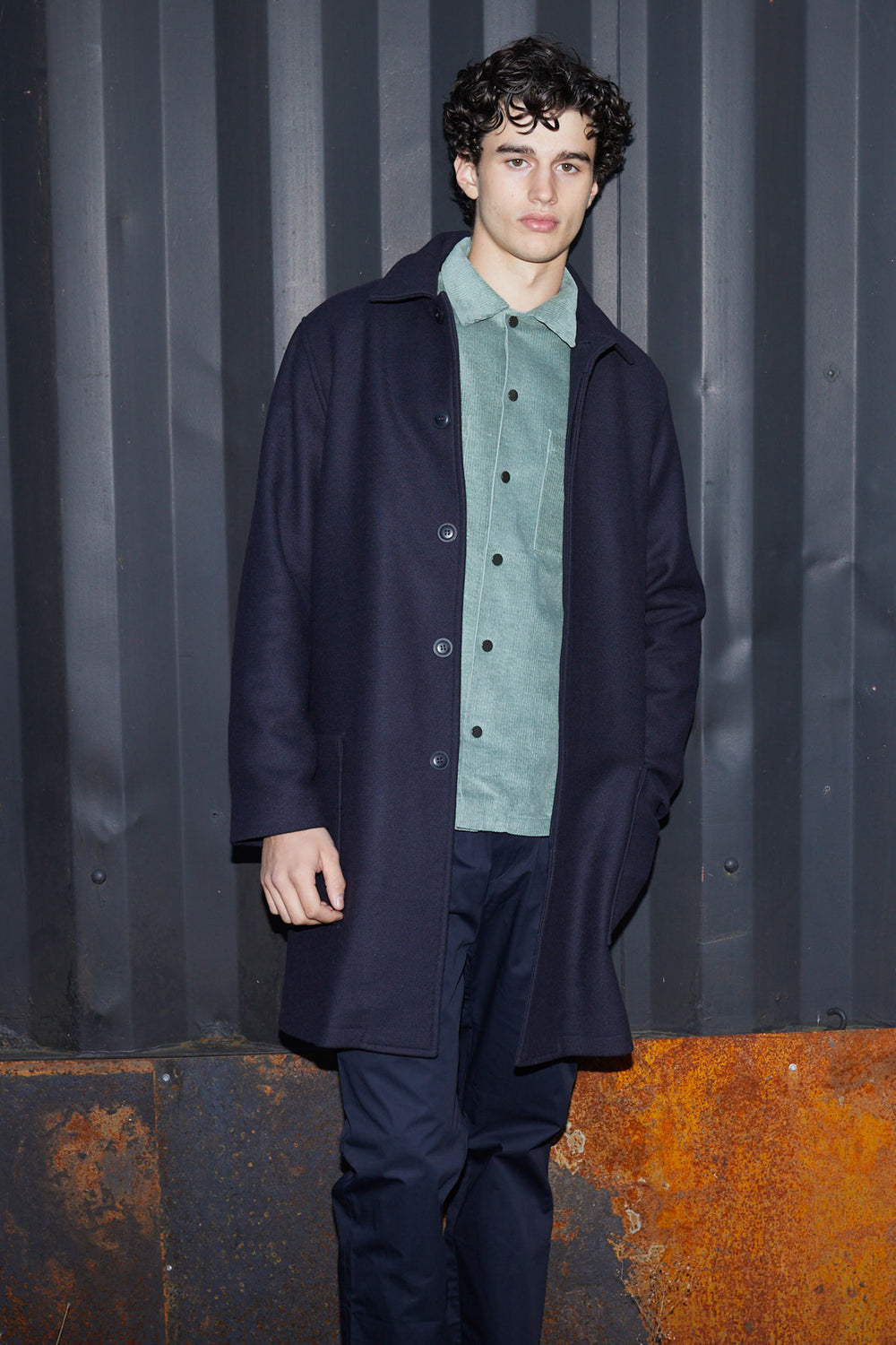 Arbor Coat Dark Navy