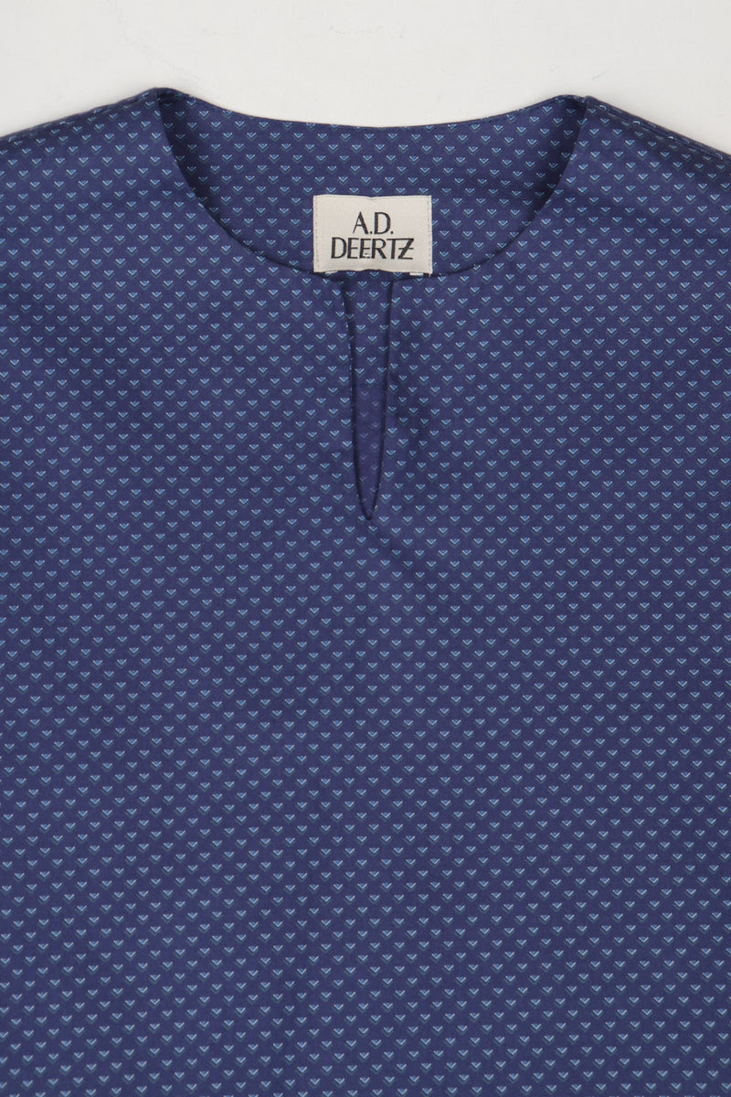 Baobab Shirt blue pattern