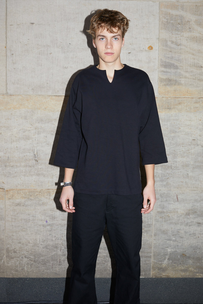 Baobab T-Shirt Black Knit