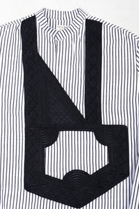 Yucca Shirt Embroidery Black White