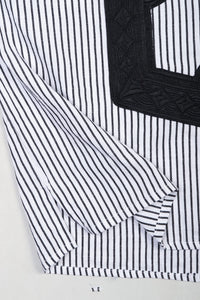Yucca Shirt Embroidery Black White
