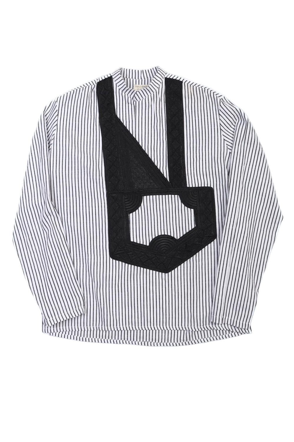 Yucca Shirt Embroidery Black White