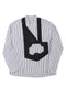 Yucca Shirt Embroidery Black White