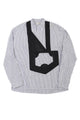 Yucca Shirt Embroidery Black White