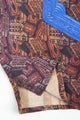 Yucca Shirt Embroidery  Blue Brown