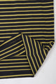 Grass T-Shirt Navy Yellow Stripes