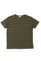 Grass T-Shirt Navy Yellow Stripes