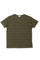 Grass T-Shirt Navy Yellow Stripes