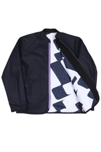 Kiso Jacket White-Denim / Navy