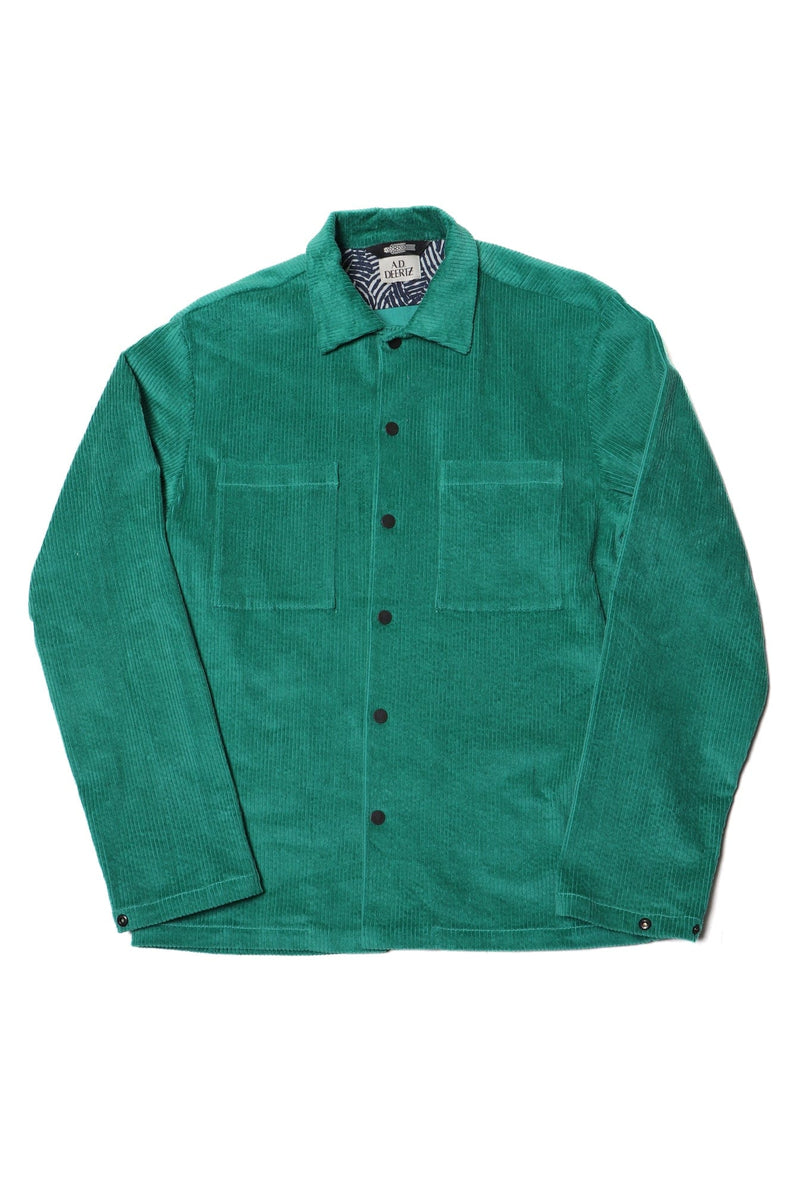 Moss Shirt Green Corduroy