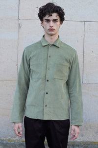Moss Shirt Sage Corduroy