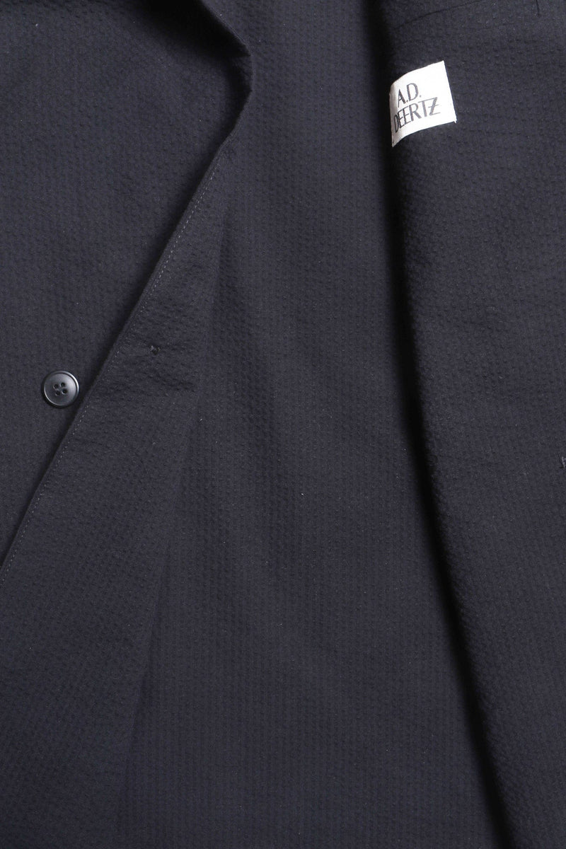 Pine Jacket Black Seersucker