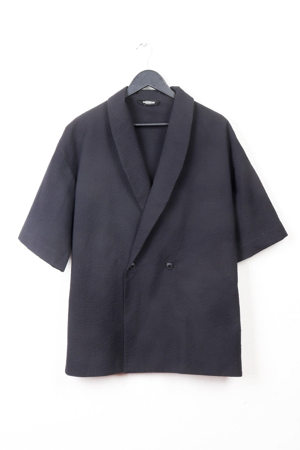 Pine Jacket Black Seersucker