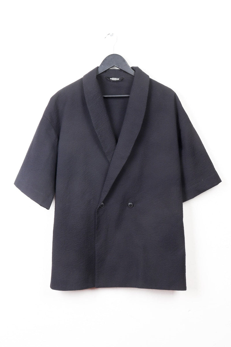 Pine Jacket Black Seersucker