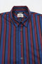 Reed Shirt Blue Burgundy Stripes