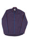 Reed Shirt Blue Burgundy Stripes