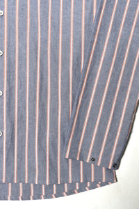 Reed Shirt Grey Beige Stripe