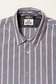 Reed Shirt Grey Beige Stripe