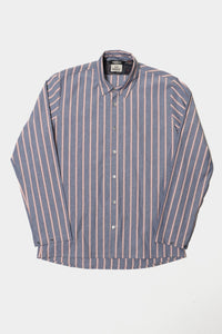 Reed Shirt Grey Beige Stripe
