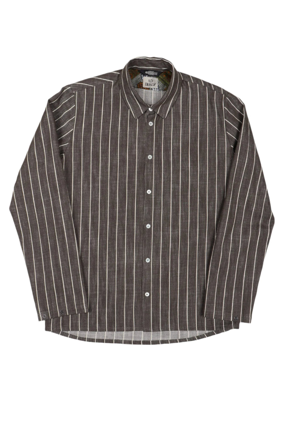 Reed Shirt Olive Stripe