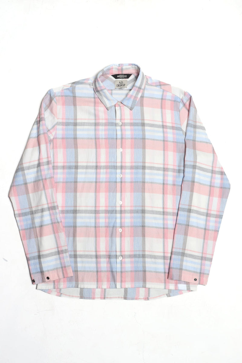 Reed Shirt White Pink Check