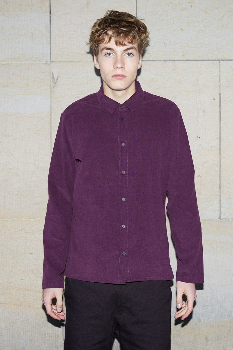 Reed Shirt purple corduroy