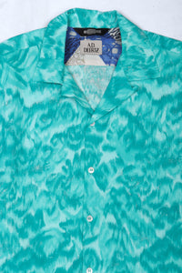 Wakame Shirt Turquoise Print