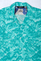 Wakame Shirt Turquoise Print