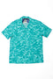 Wakame Shirt Turquoise Print