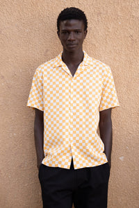 Wakame Shirt Yellow Check