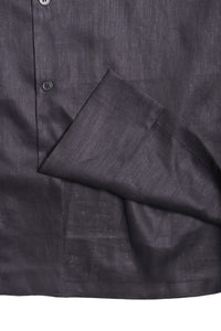 Wakame Shirt Black Linen