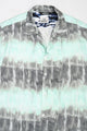 Wakame Shirt Mint Grey Batik Print