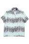 Wakame Shirt Mint Grey Batik Print